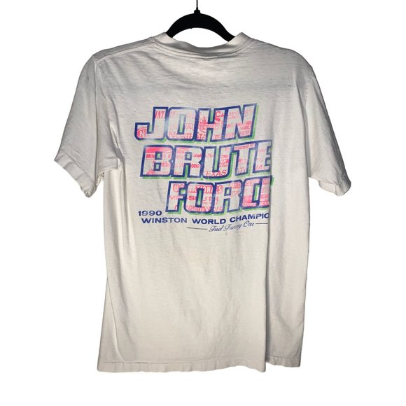 Vintage John Force Racing Shirt NHRA Drag Racing 1990s - Picture 3 of 3